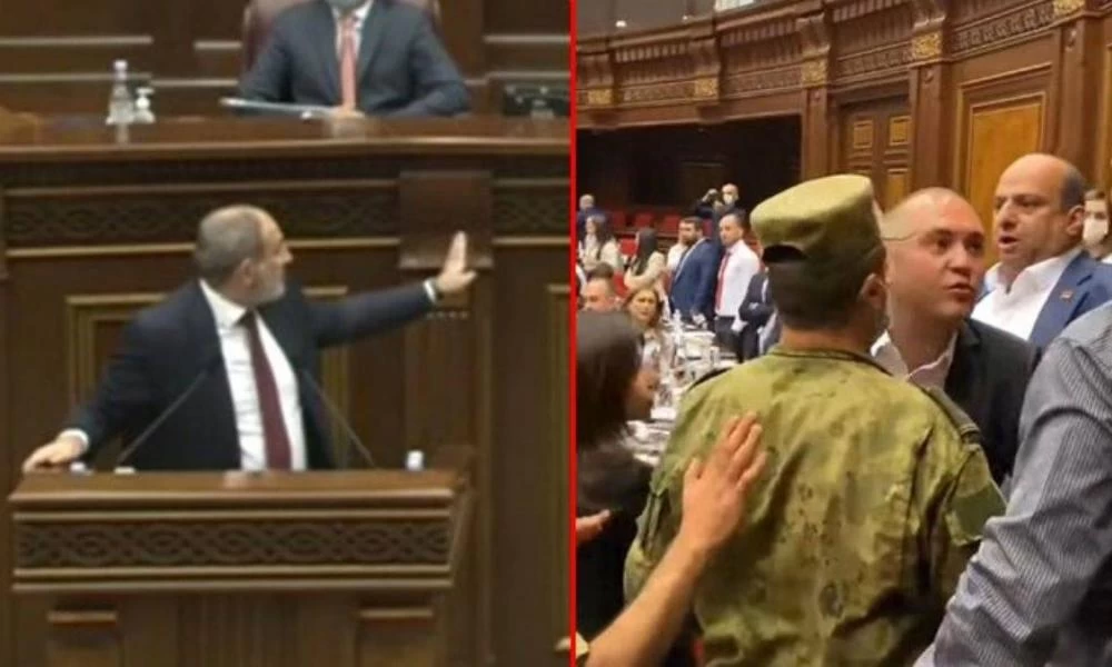 Φρουρά, φρουρά! Ένταση στο αρμενικό κοινοβούλιο-Επενέβη ο Στρατός